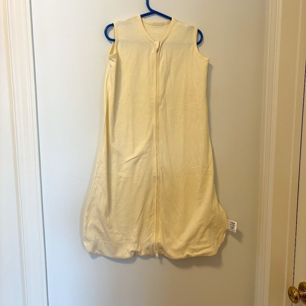 Sleep Sack Cream Colour Double Zipper 6-12 months Cotton Fiemol
